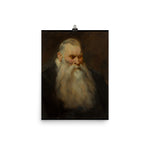 Study Head of an Old Man with a White Beard Art Print - Anthony van Dyck