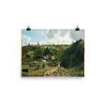 Jalais Hill, Pontoise Art Print - Camille Pissarro