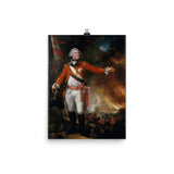 General George Eliott Art Print - Mather Brown