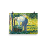 The Gardener Art Print - Georges Seurat