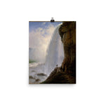 Underneath Niagara Falls Art Print - Ferdinand Richardt