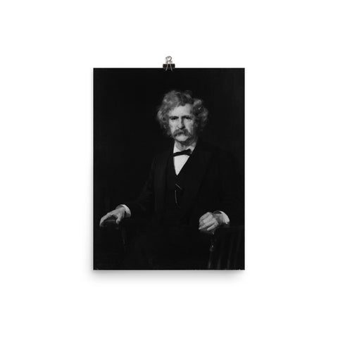 Mark Twain Art Print - Charles Noel Flagg