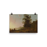 Landscape with the Flight into Egypt - Enhanced Art Print Matte