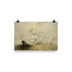 Whalers Art Print - Joseph Mallord William Turner