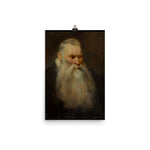 Study Head of an Old Man with a White Beard Art Print - Anthony van Dyck