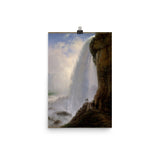 Underneath Niagara Falls Art Print - Ferdinand Richardt