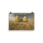 Haystacks: Autumn Poster Print - Jean-François Millet