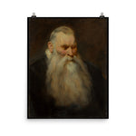 Study Head of an Old Man with a White Beard Art Print - Anthony van Dyck