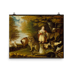 Peaceable Kingdom Art Print - Edward Hick