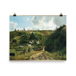 Jalais Hill, Pontoise Art Print - Camille Pissarro