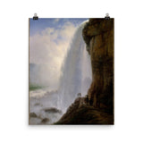 Underneath Niagara Falls Art Print - Ferdinand Richardt