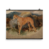 A Deerhound Art Print - Sir Edwin Henry Landseer