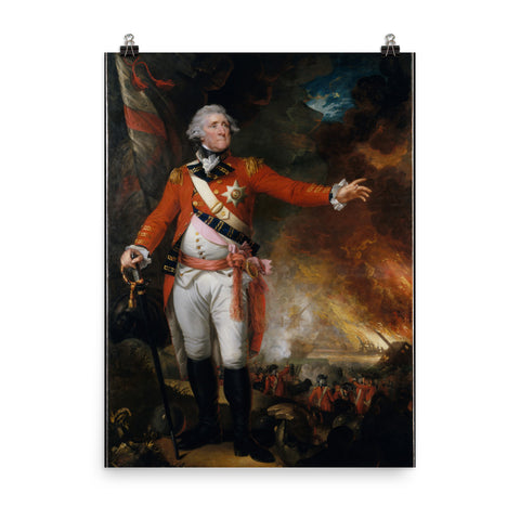 General George Eliott Art Print - Mather Brown