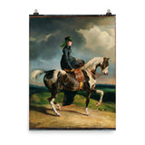 Horsewoman Art Print - Théodore Gericault