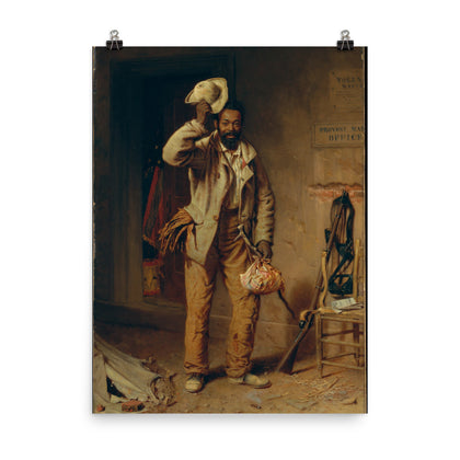 A Bit of War History: The Contraband Art Print - Thomas Waterman Wood