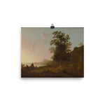 Landscape with the Flight into Egypt - Enhanced Art Print Matte