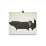 Great Indian Fruit Bat Painting - Enhanced Art Print