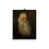 Study Head of an Old Man with a White Beard Art Print - Anthony van Dyck