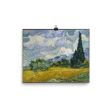 Wheat Field with Cypresses Art Print - Vincent van Gogh