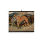 A Deerhound Art Print - Sir Edwin Henry Landseer