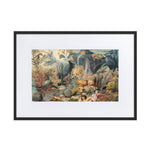 Ocean Life Painting - Framed Art Print