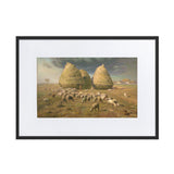 Haystacks: Autumn Art Print - Jean-François Millet