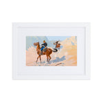 The Advance-Guard, or The Military Sacrifice (The Ambush) Painting - Framed Art Print