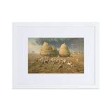 Haystacks: Autumn Art Print - Jean-François Millet